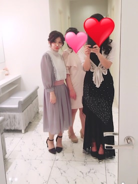 「Grimoire（グリモワール）のアイテム（ワンピース/ドレス）」を使った、iwatäriöさん（レディース・150cm）の冬コーディネート