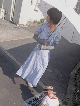「とろみワンピース」｜iwatäriöさん（レディース・150cm）の夏コーディネート