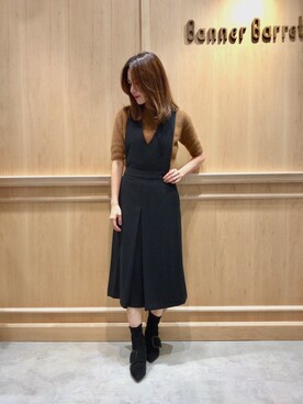 「Banner Barrett（バナーバレット）のアイテム（ワンピース/ドレス）」を使った、RINAさん（レディース・158cm）の夏コーディネート