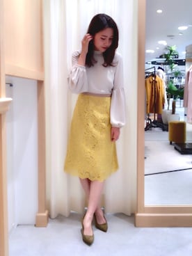 「Banner Barrett（バナーバレット）のアイテム（ワンピース/ドレス）」を使った、RINAさん（レディース・158cm）の冬コーディネート