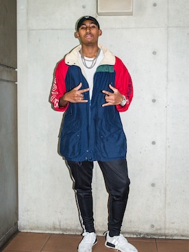 「Ollie（オーリー）のアイテム」を使った、Olliemagazineさん（メンズ・175cm）の冬コーディネート