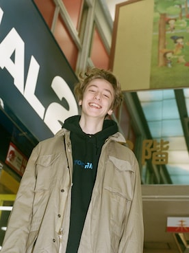 「Ollie（オーリー）のアイテム」を使った、Olliemagazineさん（メンズ・175cm）の冬コーディネート