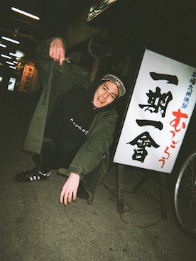 「Ollie（オーリー）のアイテム」を使った、Olliemagazineさん（メンズ・175cm）の冬コーディネート