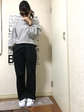 「w closet」｜「アイテム（腕時計）」を使った、p.birdさん（レディース・160cm）の冬コーディネート