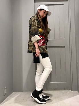 「CINZIA ARAIA（チンツィア アライア）のアイテム」を使った、kazuyoさん（レディース・165cm）の春コーディネート