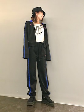 「stud.（スタッド）のアイテム（トップス）」を使った、kazuyoさん（レディース・165cm）の夏コーディネート