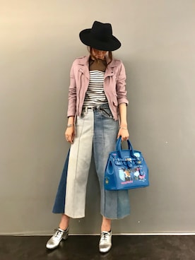 「stud.（スタッド）のアイテム（トップス）」を使った、kazuyoさん（レディース・165cm）の夏コーディネート