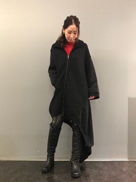 「Y-3（ワイスリー）のアイテム（ワンピース/ドレス）」を使った、kazuyoさん（レディース・165cm）の秋コーディネート