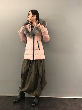 「Mackage（マッカージュ）のアイテム（ジャケット/アウター）」を使った、kazuyoさん（レディース・165cm）の秋コーディネート