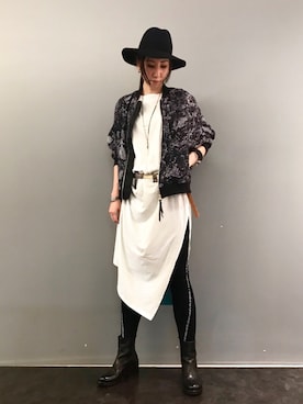 「KMRii」｜「アイテム（ブルゾン）」を使った、kazuyoさん（レディース・165cm）の冬コーディネート
