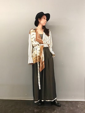 「stud.（スタッド）のアイテム（トップス）」を使った、kazuyoさん（レディース・165cm）の冬コーディネート