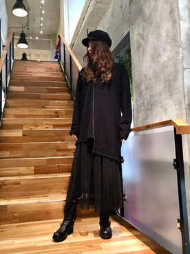 「SUPERTHANKS」｜「アイテム（ブーツ）」を使った、kazuyoさん（レディース・165cm）の夏コーディネート