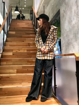 「stud.（スタッド）のアイテム（トップス）」を使った、kazuyoさん（レディース・165cm）の夏コーディネート