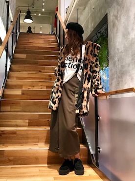 「AULA」｜「アイテム（その他アウター）」を使った、kazuyoさん（レディース・165cm）の秋コーディネート