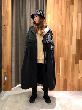 「ADDICT NOIR（アディクトノアー）のアイテム（ジャケット/アウター）」を使った、kazuyoさん（レディース・165cm）の秋コーディネート
