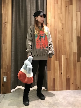 「PASCAL MARIE DESMARAIS（パスカルマリエデマレ）のアイテム（トップス）」を使った、kazuyoさん（レディース・165cm）の冬コーディネート