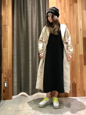 「ADDICT NOIR（アディクトノアー）のアイテム（ジャケット/アウター）」を使った、kazuyoさん（レディース・165cm）の冬コーディネート