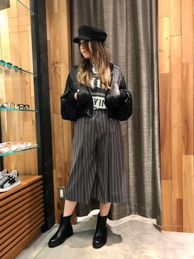 「MIHARAYASUHIRO（ミハラヤスヒロ）のアイテム（ジャケット/アウター）」を使った、kazuyoさん（レディース・165cm）の冬コーディネート