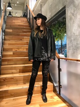 「KMRii」｜「アイテム（アクセサリー）」を使った、kazuyoさん（レディース・165cm）の春コーディネート