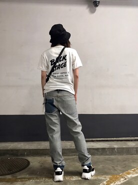 「PASCAL MARIE DESMARAIS（パスカルマリエデマレ）のアイテム（トップス）」を使った、kazuyoさん（レディース・165cm）の夏コーディネート