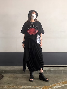 「CATORCE（カトルセ）のアイテム（パンツ）」を使った、kazuyoさん（レディース・165cm）の夏コーディネート