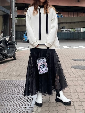 「AULA（アウラ）のアイテム（ワンピース/ドレス）」を使った、kazuyoさん（レディース・165cm）の秋コーディネート