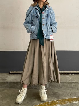 「MIHARAYASUHIRO（ミハラヤスヒロ）のアイテム（ジャケット/アウター）」を使った、kazuyoさん（レディース・165cm）の冬コーディネート
