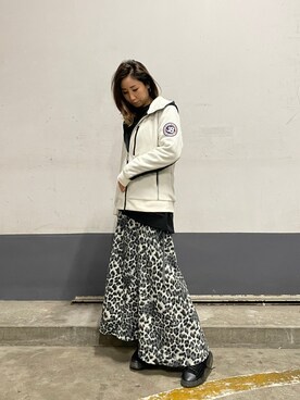 「マリン」｜「アイテム（ブルゾン）」を使った、kazuyoさん（レディース・165cm）の冬コーディネート