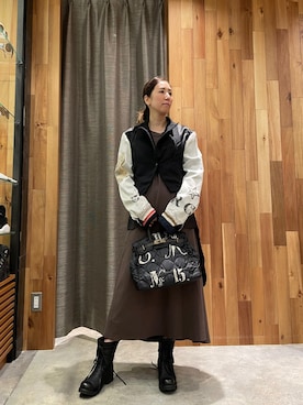 「バーキン」｜kazuyoさん（レディース・165cm）の冬コーディネート