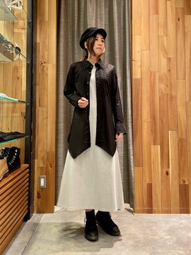 「KMRii（ケムリ）のアイテム（トップス）」を使った、kazuyoさん（レディース・165cm）の冬コーディネート