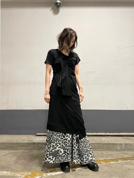 「KMRii（ケムリ）のアイテム（ブーツ）」を使った、kazuyoさん（レディース・165cm）の春コーディネート