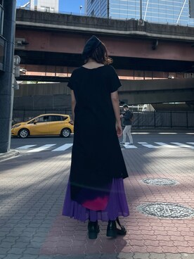 「KMRii（ケムリ）のアイテム（ワンピース/ドレス）」を使った、kazuyoさん（レディース・165cm）の春コーディネート