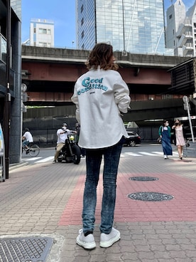 「SUPERTHANKS」｜「アイテム（シューズ）」を使った、kazuyoさん（レディース・165cm）の春コーディネート