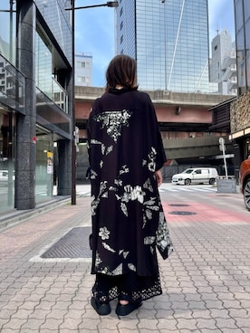「Y's（ワイズ）のアイテム（シャツワンピース）」を使った、kazuyoさん（レディース・165cm）の春コーディネート