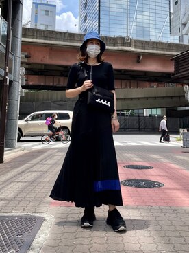 「muta（ムータ）のアイテム（バッグ）」を使った、kazuyoさん（レディース・165cm）の夏コーディネート