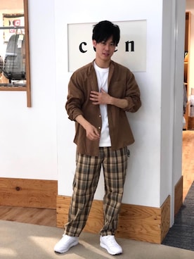「LOGOS（ロゴス）のアイテム」を使った、coen  ぬがたさん（メンズ・173cm）の秋コーディネート