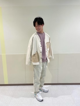 「SMITH'S（スミス）のアイテム（ジャケット/アウター）」を使った、coen  ぬがたさん（メンズ・173cm）の春コーディネート