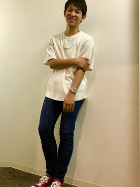 「next（next）のアイテム（パンツ）」を使った、りょうたさん（メンズ・183cm）の夏コーディネート