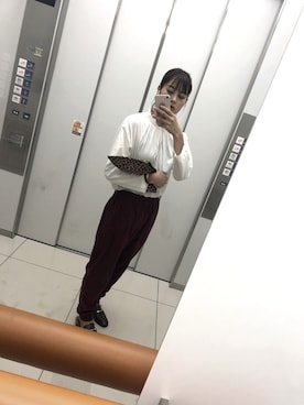 「アイテム（ブーティ、ブラウン系）」を使った、nanamiさん（レディース・163cm）の夏コーディネート