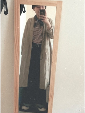 「BEAMS BOY（ビームスボーイ）のアイテム（財布/小物）」を使った、Ning(二ン)さん（レディース・163cm）の秋コーディネート