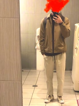 「GUコーデ」｜「アイテム（ナイロンジャケット）」を使った、ban383さん（メンズ・179cm）の秋コーディネート
