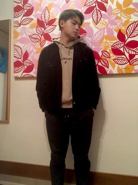 片翼のチキン　黒岩さんのコーディネート