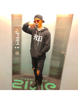 「DOPE（ドープ）のアイテム」を使った、😊さん（メンズ・173cm）の秋コーディネート