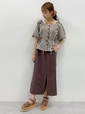 minoriさん（レディース・153cm）の夏コーディネート