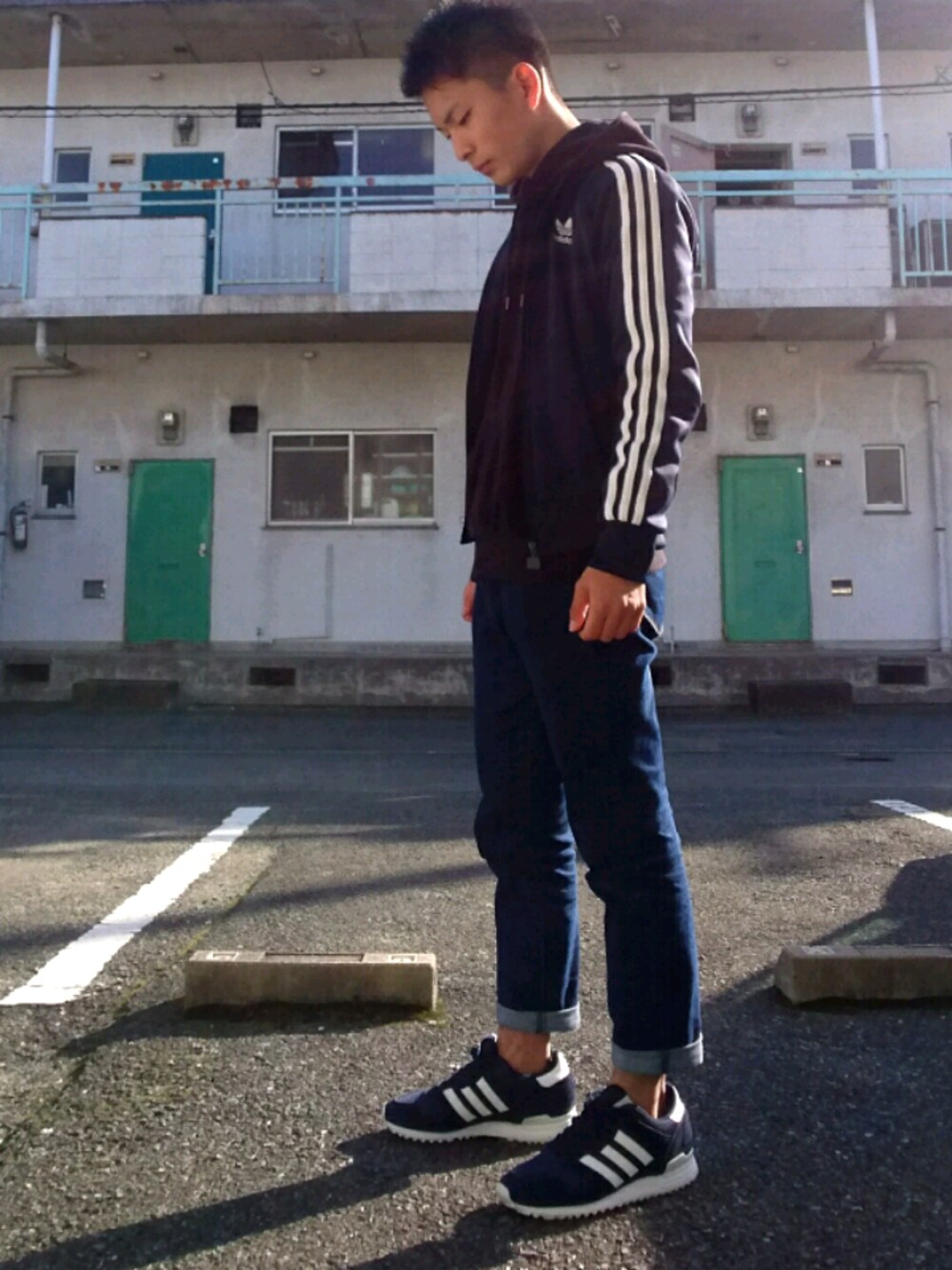 メンズファッション adidasアディダス ZX 700 ゼットエックス 700 BY9264 17FA