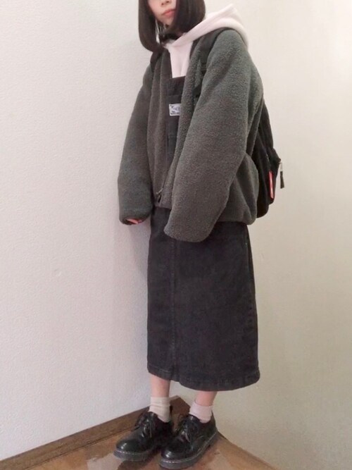 水素 つまらない 面倒 フリース パーカー コーデ レディース Syain Jp