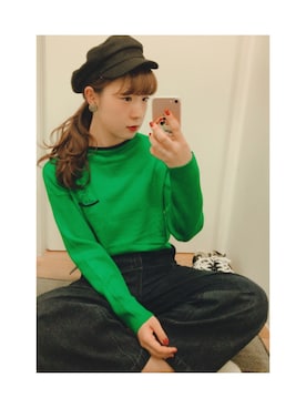 「Lattice（Lattice）のアイテム（アクセサリー）」を使った、REINAさん（レディース・161cm）の秋コーディネート
