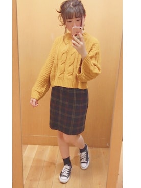 REINAさん（レディース・161cm）の秋コーディネート