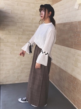 REINAさん（レディース・161cm）の秋コーディネート