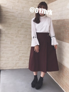 REINAさん（レディース・161cm）の秋コーディネート